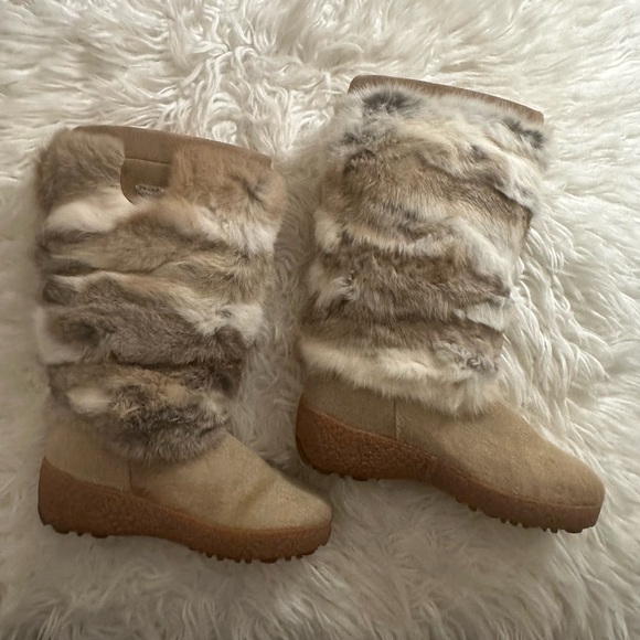 Pajar Canada Rabbit Fur Winter Boots - Picture 3 of 7